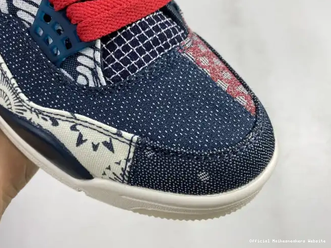 Official Maikesneakers 4 Sashiko Retro SE CW0898-400 Jordan Air 0529